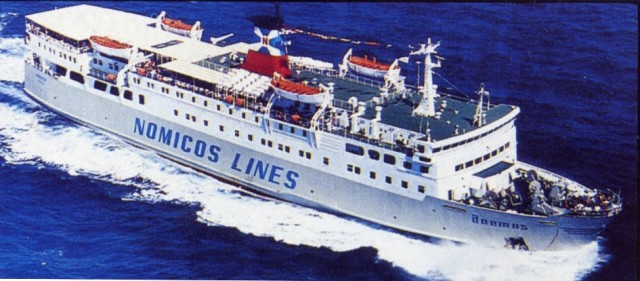 Anemos with Nomicos Lines livery