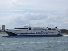 Normandie Express exiting Portsmouth Harbour