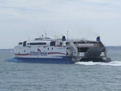 Normandie Express exiting Portsmouth Harbour