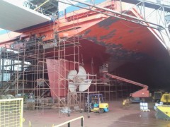 ionian queen drydocking 2010 b