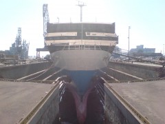 makedonia on dry dock