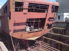 makedonia on dry dock