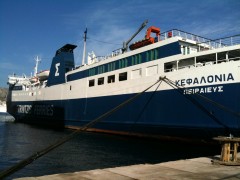 Kefalonia at Drapetsona Repair Dock