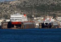 Dionysios Solomos & Apollon Hellas @ On drydock