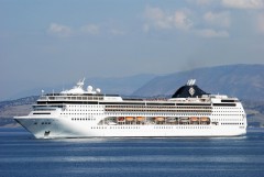 MSC Opera at Corfu