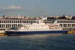 Seadream II in Piraeus