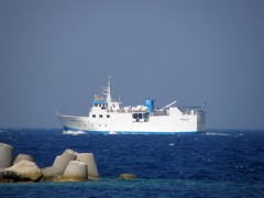 Samos Spirit at Sea.