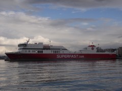 Superfast II at Patras port