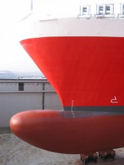 Bulbous bow from Superfast 11