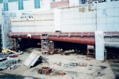 Superfast X during construction