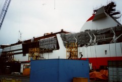 Superfast VII during construction