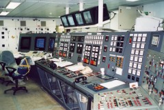 Engine Control Room of Superfast VII