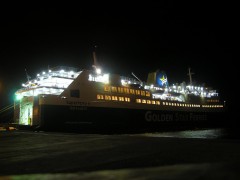 Superferry II with Golden Star Ferries Livery