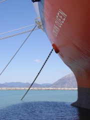 more ionian queen port anchor chain @patras