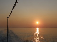sunrise over the ionian sea