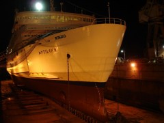 Mytilene on drydock