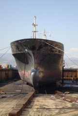 MSC Black Sea on Drydock
