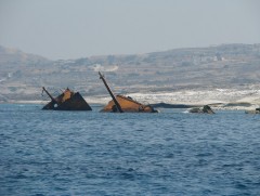 Wreck at Milos