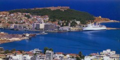 Mytilene port