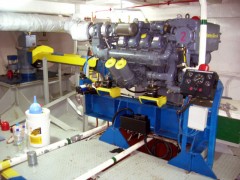 Enzo D engine room