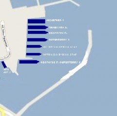Rafina Port as it would be, if a breakwater had been constructed