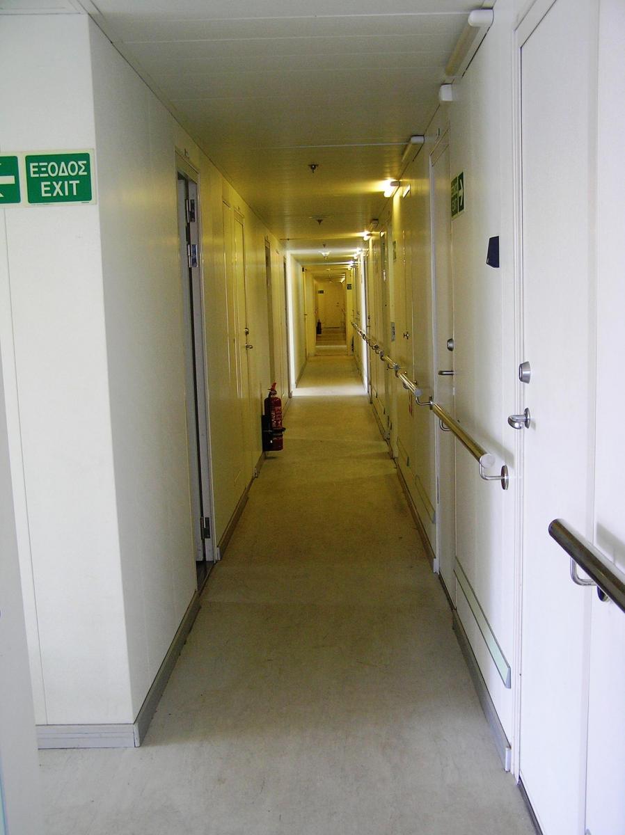Phedra Crew Cabins Corridor
