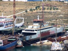 Stelios Filagos in Panagiotakis Shipyard