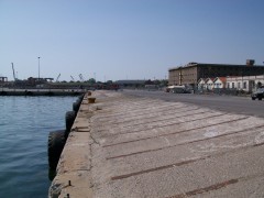Thessaloniki port....
