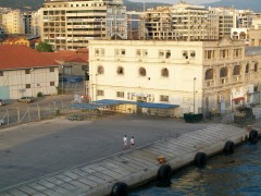 Thessaloniki port....
