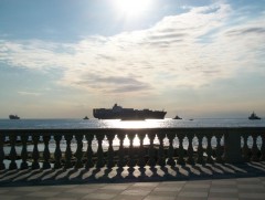 MSC Antares from Mascagni terrace