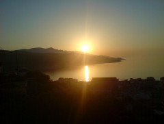 Sunset over Vathy Samos
