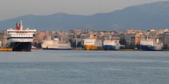 Ferries In Piraeus