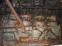Engine room (with flash)