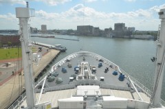 Rotterdam view from the bridge