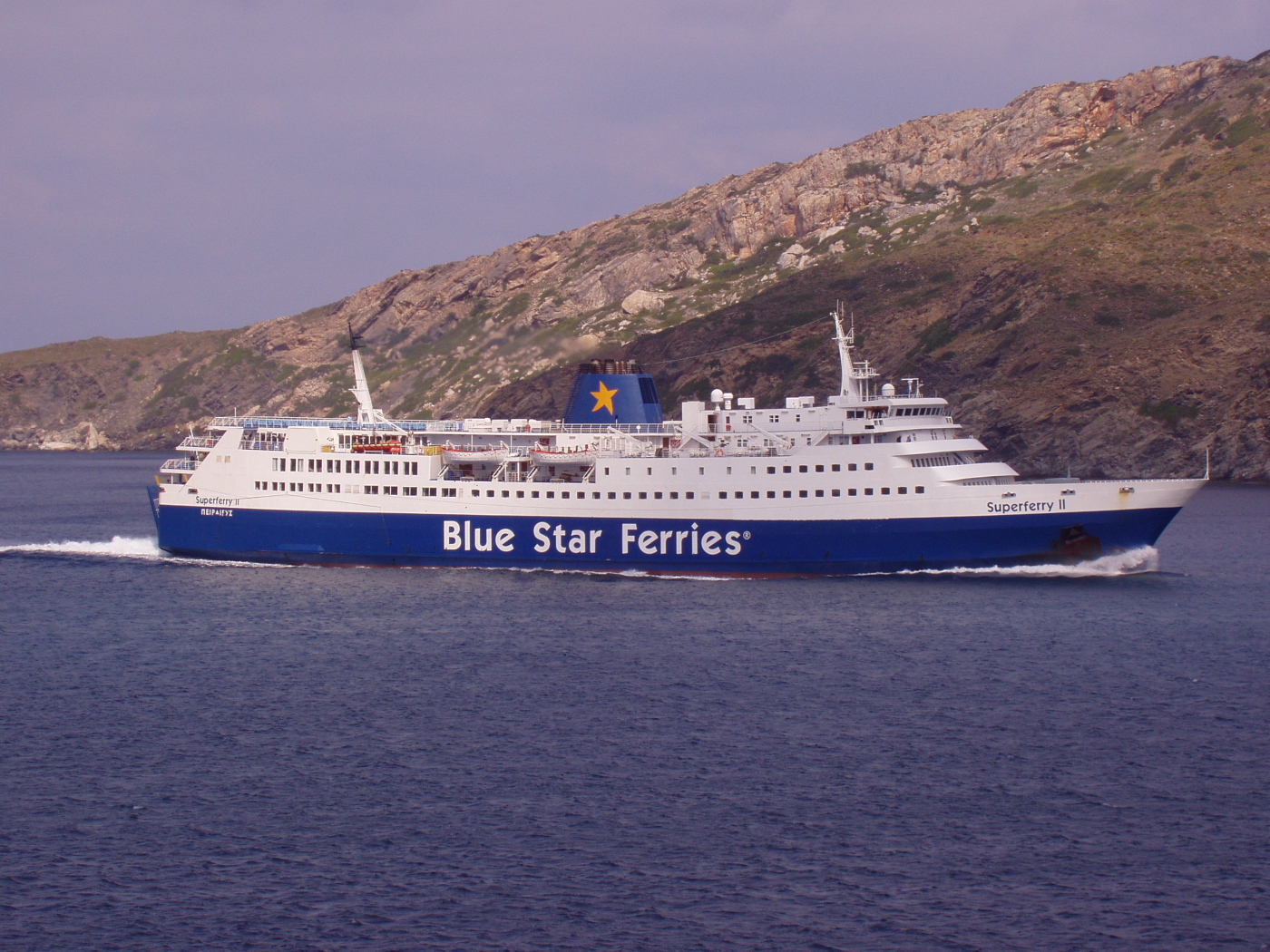 superferryII arriving @andros 280505 c