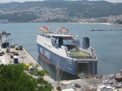 Taxiarchis berthed In Kavala, 15 07 2011
