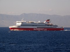 superfast XII @ patras gulf 120807 B