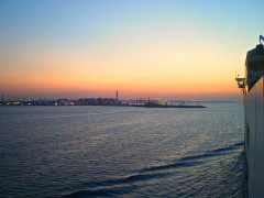 Bari port from Polaris