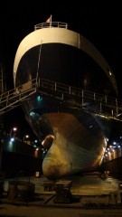 NISSOS RODOS on Perama dry dock