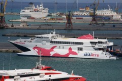 COSMOSJET DOCKED IN HERAKLION PORT