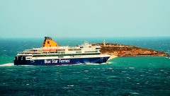 BLUE STAR DELOS TO PORT OF NAXOS