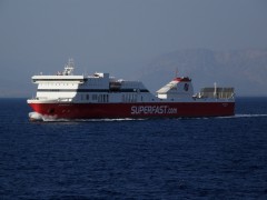 superfast II@ patras gulf westbound 150712a