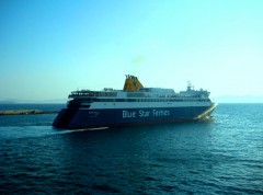 BS Ithaki sailing from Rafina, 24 8 2012