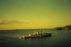 HMS Campbeltown and Queen Elizabeth 2