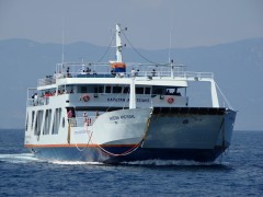 Entering at Aidipsos port