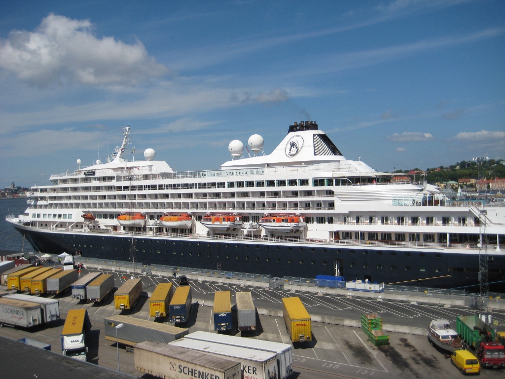 Prinsendam berthed In Stockholm, 6 7 2011