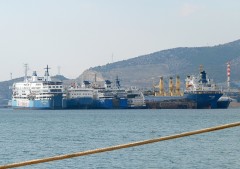 Ships in Elefsina