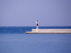 patra south port breakwater Red beacon 100911