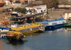 Hydrofoils in Salamina @ 31/12/2011