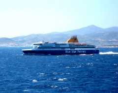 BS Delos outside Naoussa, Paros, 12 8 2012